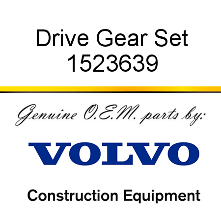 Drive Gear Set 1523639