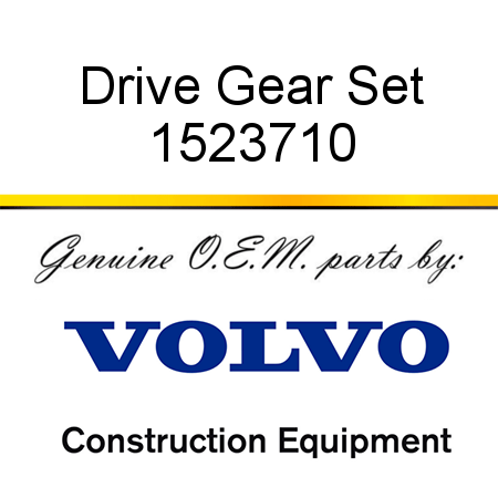 Drive Gear Set 1523710