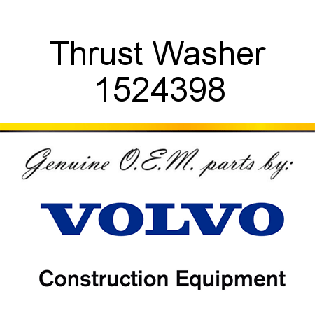 Thrust Washer 1524398