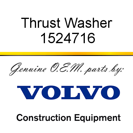 Thrust Washer 1524716