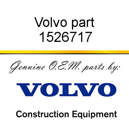 Volvo part 1526717