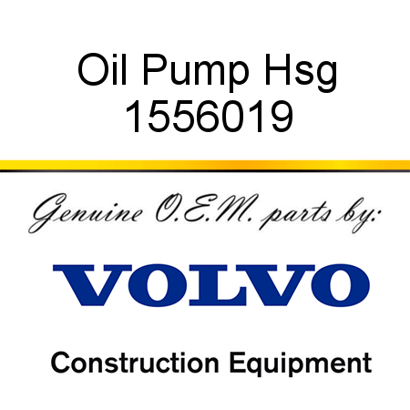 Oil Pump Hsg 1556019