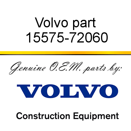Volvo part 15575-72060