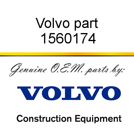 Volvo part 1560174