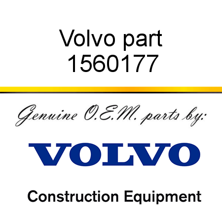 Volvo part 1560177