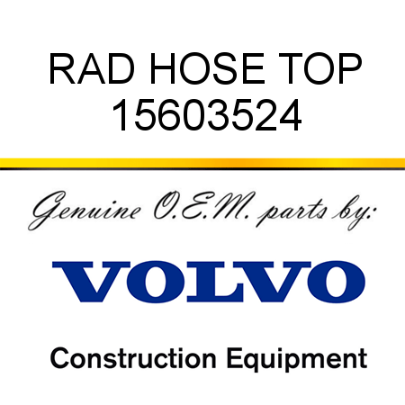 RAD HOSE TOP 15603524