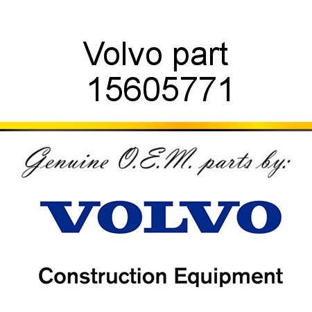 Volvo part 15605771