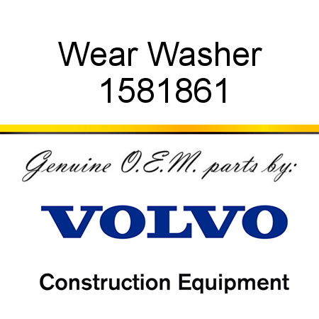 Wear Washer 1581861