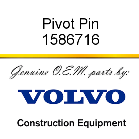 Pivot Pin 1586716