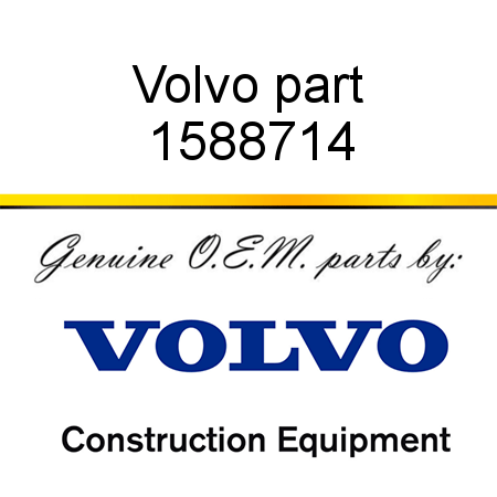 Volvo part 1588714