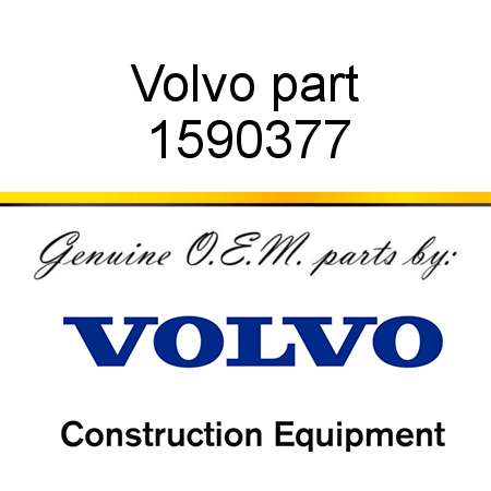 Volvo part 1590377