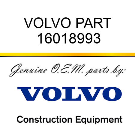 VOLVO PART 16018993