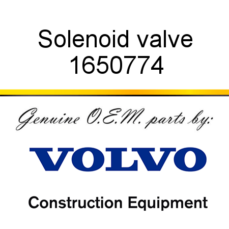 Solenoid valve 1650774