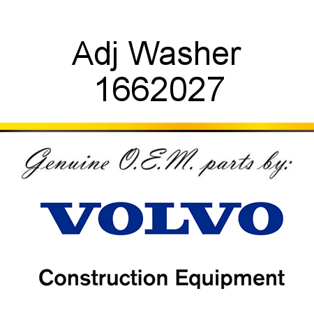 Adj Washer 1662027