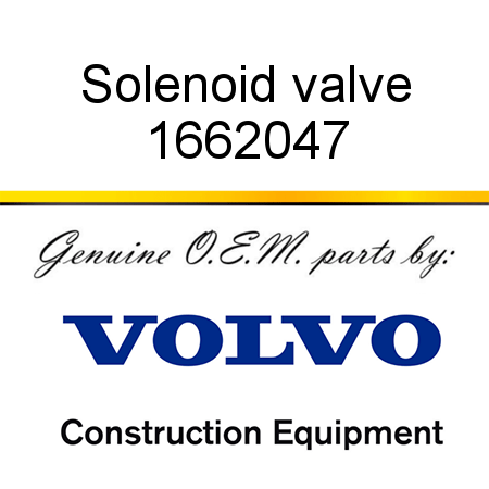 Solenoid valve 1662047