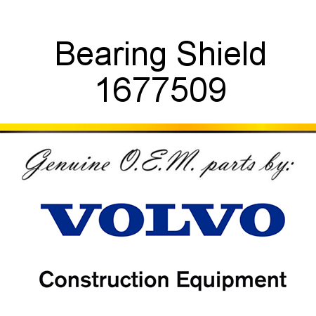 Bearing Shield 1677509