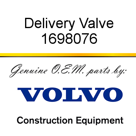 Delivery Valve 1698076