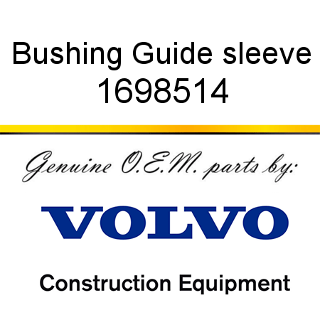 Bushing, Guide sleeve 1698514