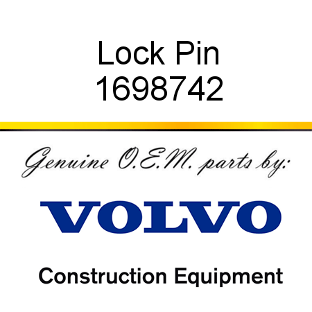 Lock Pin 1698742