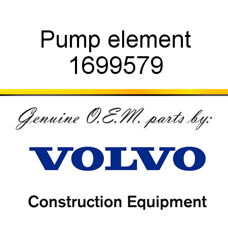 Pump element 1699579