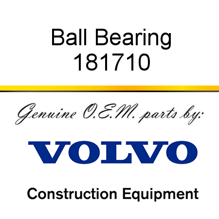 Ball Bearing 181710