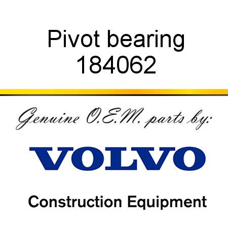 Pivot bearing 184062