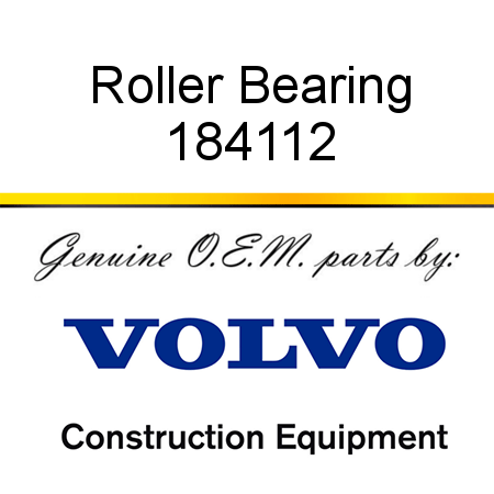 Roller Bearing 184112