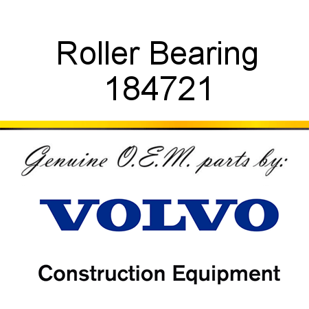 Roller Bearing 184721