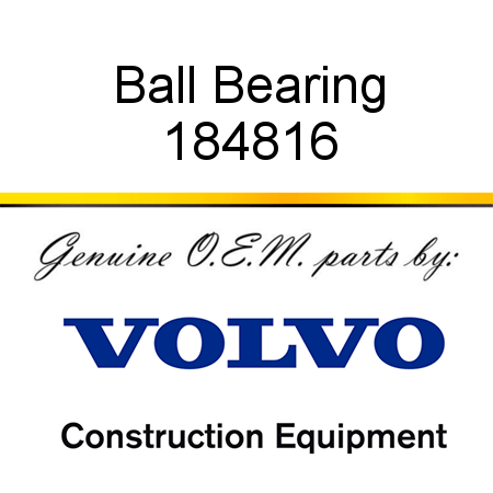 Ball Bearing 184816