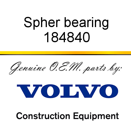 Spher bearing 184840
