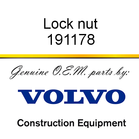 Lock nut 191178
