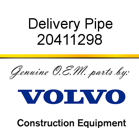 Delivery Pipe 20411298