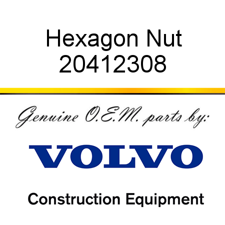 Hexagon Nut 20412308