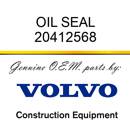 OIL SEAL 20412568