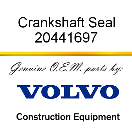 Crankshaft Seal 20441697