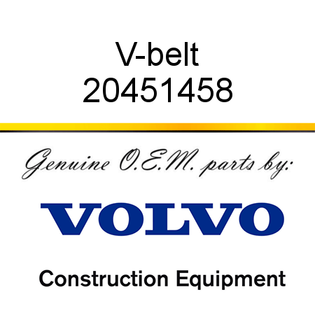 V-belt 20451458