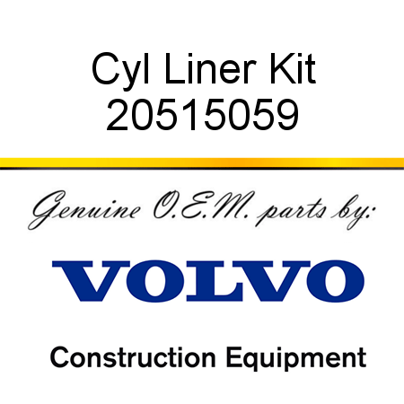 Cyl Liner Kit 20515059