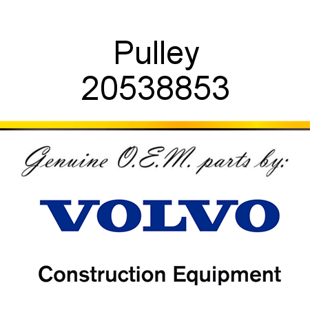 Pulley 20538853