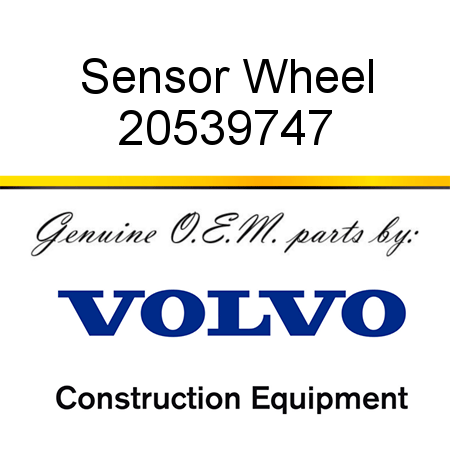 Sensor Wheel 20539747
