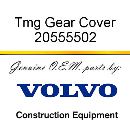 Tmg Gear Cover 20555502