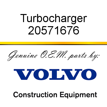 Turbocharger 20571676