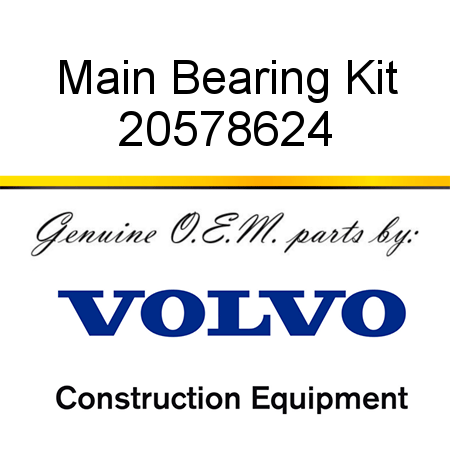 Main Bearing Kit 20578624