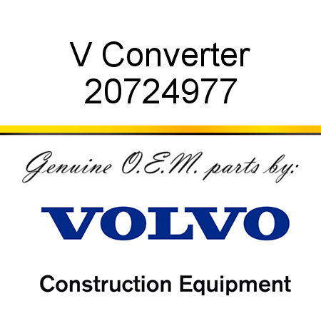 V Converter 20724977