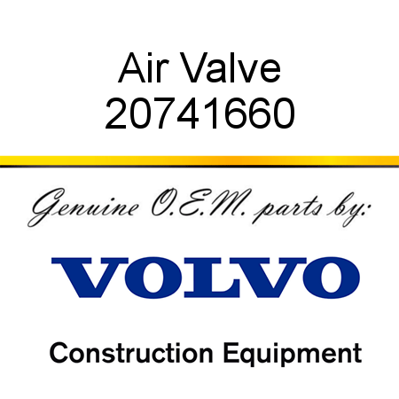 Air Valve 20741660