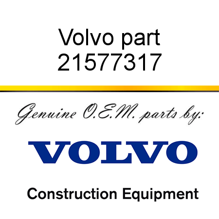 Volvo part 21577317