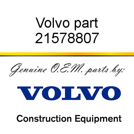 Volvo part 21578807