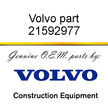 Volvo part 21592977