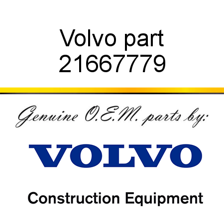 Volvo part 21667779