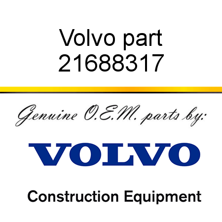 Volvo part 21688317