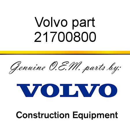 Volvo part 21700800